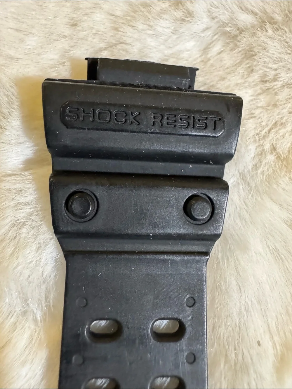 Replacement Black Rubber Watch Strap for Men G-Shock GA-100, GX-56